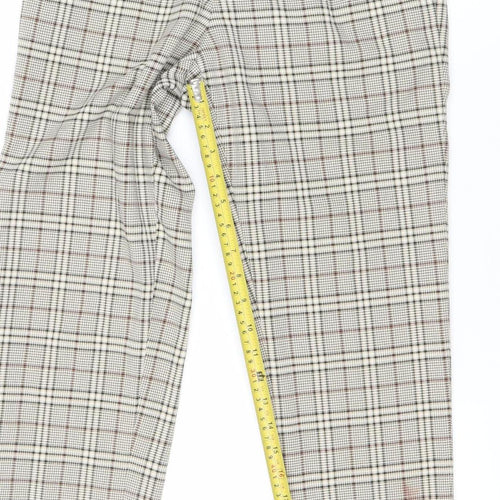 ASOS Men’s Multicoloured Slim Fit Plaid Chino Trousers W28 L28