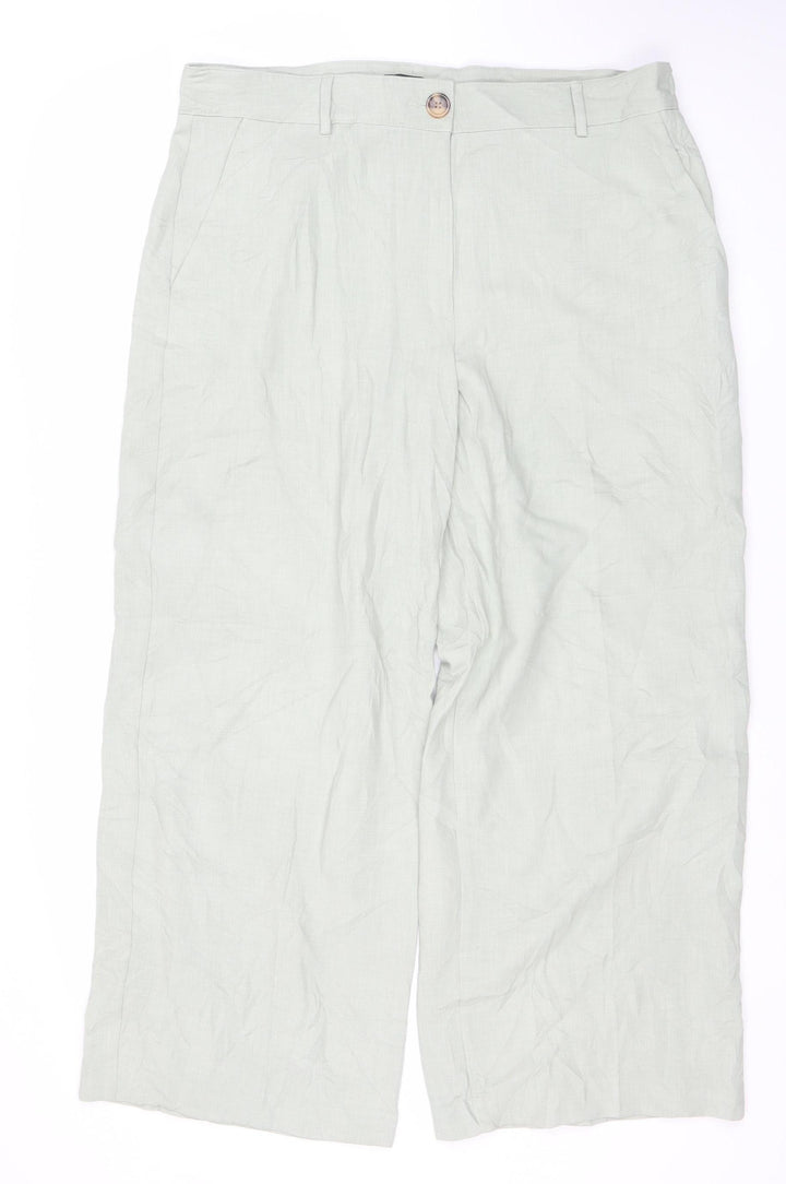 Marks and Spencer Women’s Grey Size 18 Straight Leg Trousers