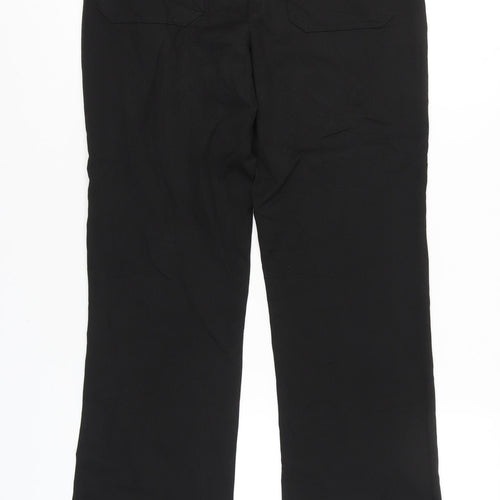 Ventura Jeans Womens Black 30in Waist Straight Leg Casual Trousers