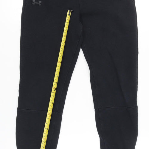 Under Armour Womens Black XS Jogger Sweatpants Tapered Fit