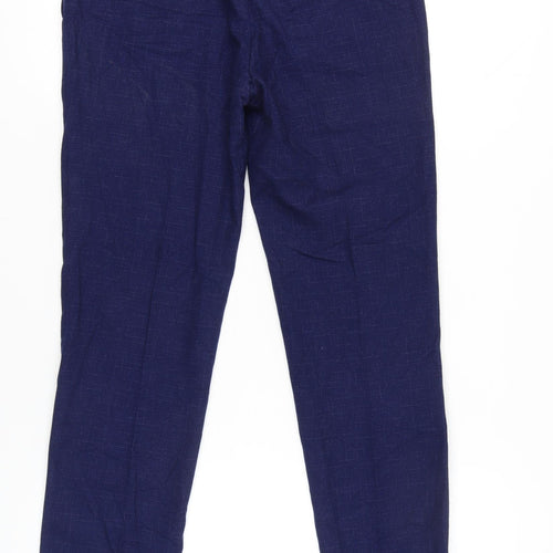 Sawyers & Hendricks Men’s Blue Slim Fit Dress Pants Trousers 30S