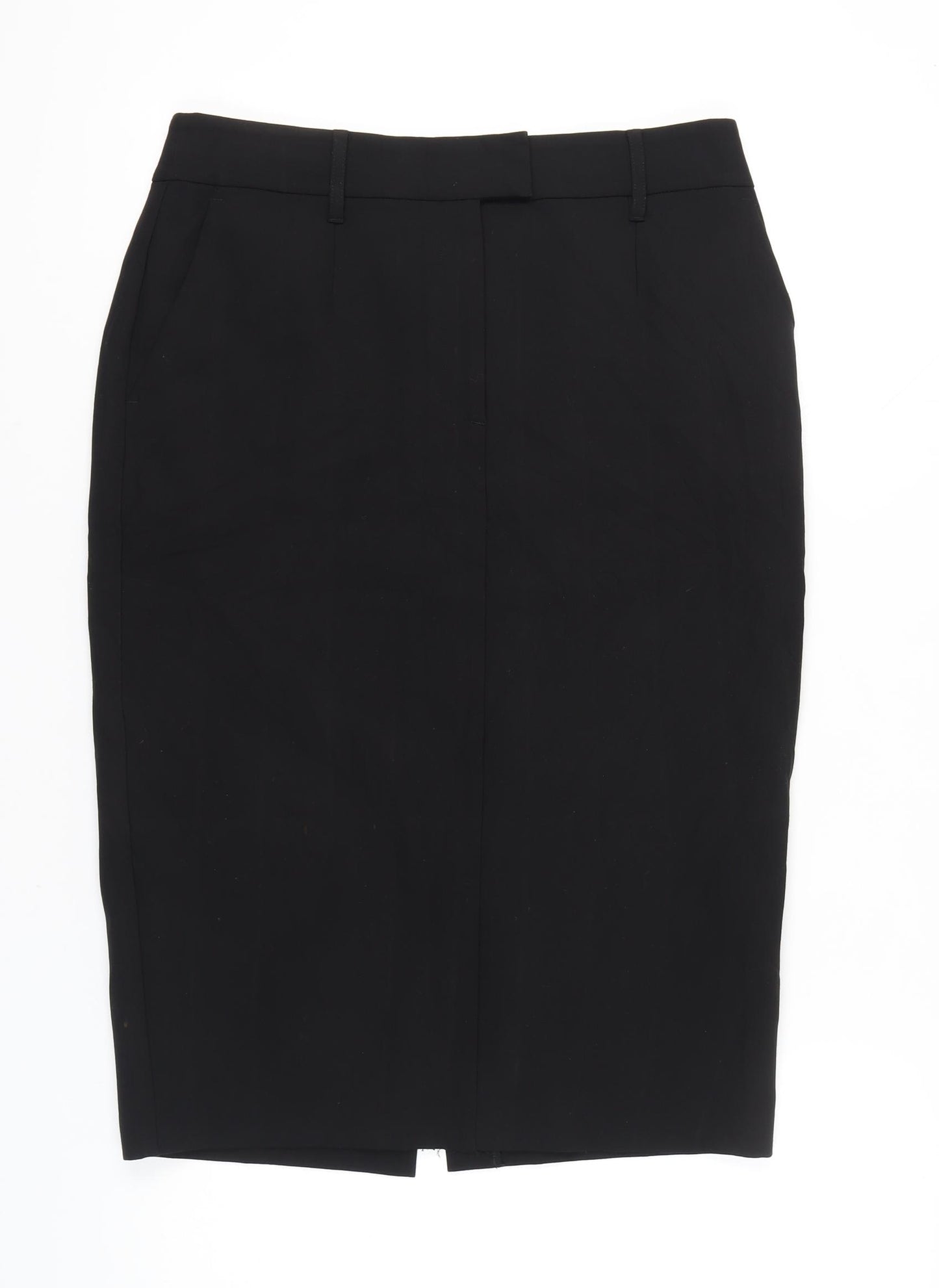 Marks and Spencer Womens Black Size 14 Pencil Skirt Workwear