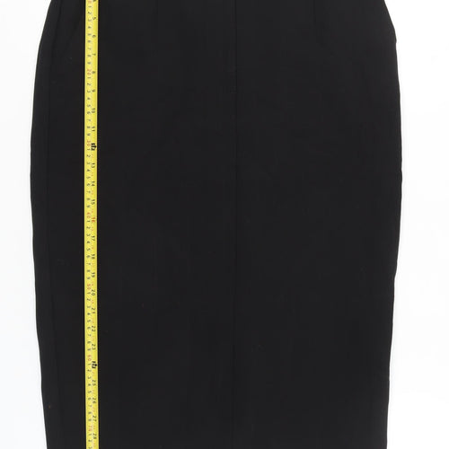 Marks and Spencer Womens Black Size 14 Pencil Skirt Workwear