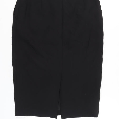Marks and Spencer Womens Black Size 14 Pencil Skirt Workwear
