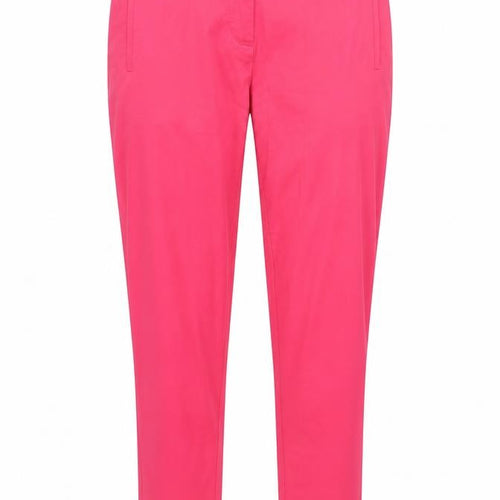 Mademoiselle R Womens Pink Chino Slim Tapered Trousers UK 12