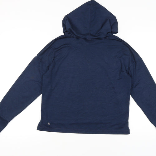 Core 10 Womens Blue Pullover Hoodie Size S Activewear Gym