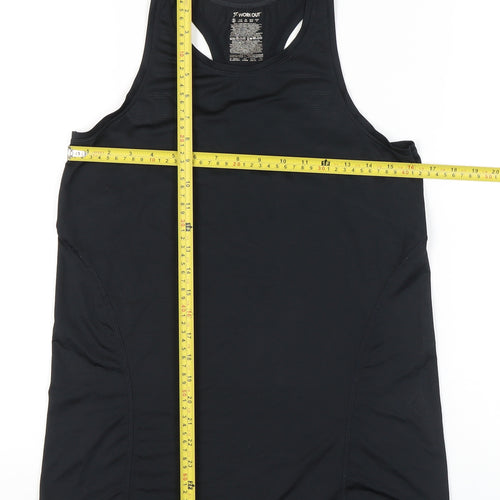Primark Women Black S Racerback Tank Top Workout Activewear