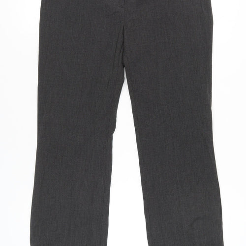 Slater Women’s Grey Size 10 Regular Straight Dress Trousers