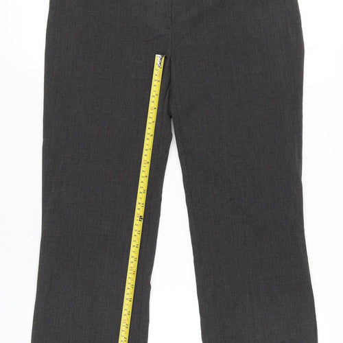 Slater Women’s Grey Size 10 Regular Straight Dress Trousers