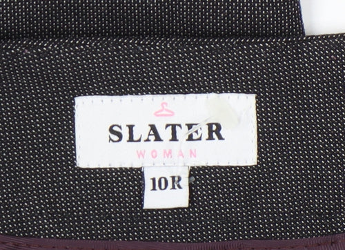 Slater Women’s Grey Size 10 Regular Straight Dress Trousers