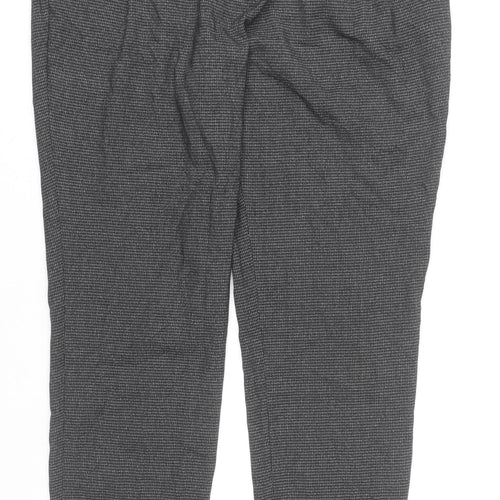 Select Women’s Grey Check Dress Pants Size 14 Work Trousers