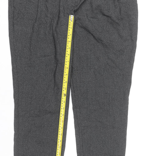 Select Women’s Grey Check Dress Pants Size 14 Work Trousers