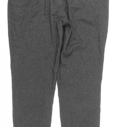 Select Women’s Grey Check Dress Pants Size 14 Work Trousers
