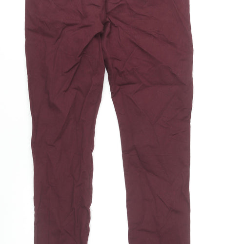 GAP Men’s Red Chino Skinny Trousers 30x30 Cotton Blend