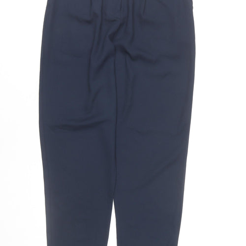ASOS Women’s Blue Size 6 Pleated Tapered Trousers