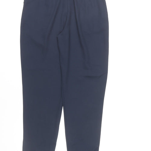 ASOS Women’s Blue Size 6 Pleated Tapered Trousers