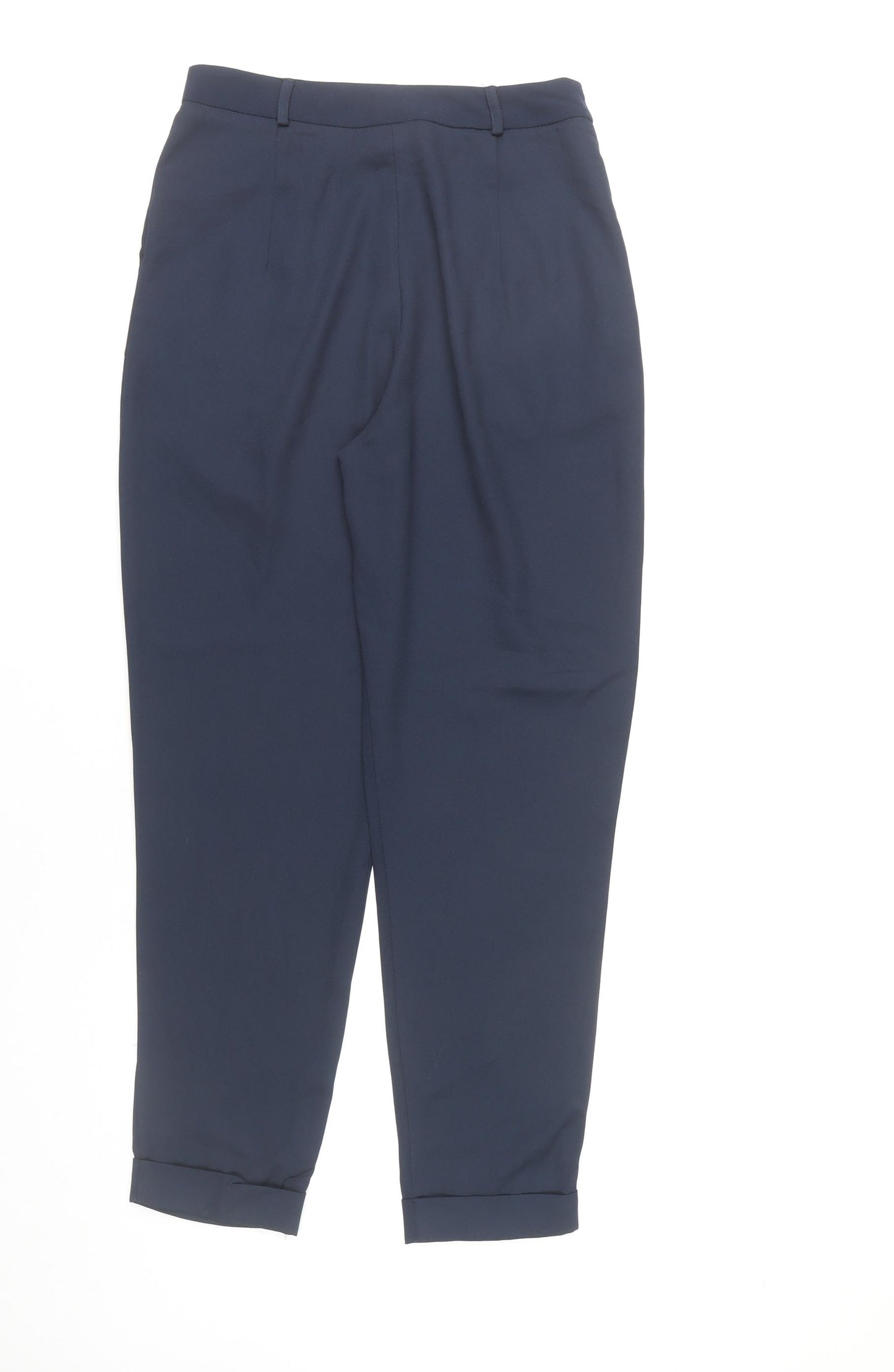 ASOS Women’s Blue Size 6 Pleated Tapered Trousers