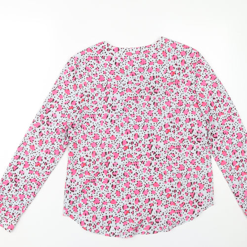 Fenn Wright Manson Womens Multicolour Animal Print Blouse Size 10