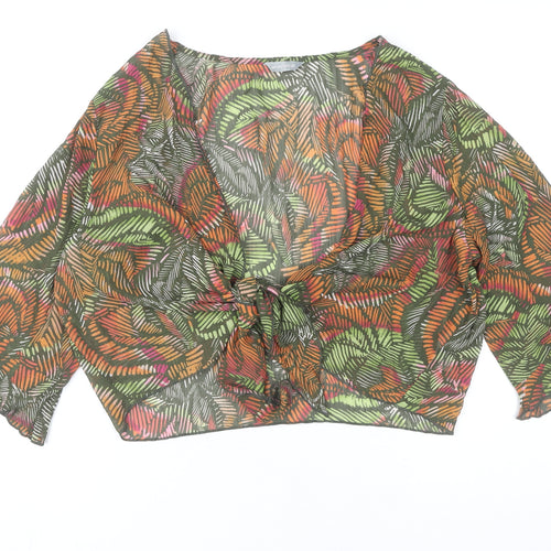 Marks and Spencer Women’s Multicoloured Wrap Blouse Size 20