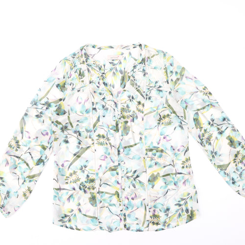 Marks and Spencer Women’s Multicoloured Floral Blouse Size 12