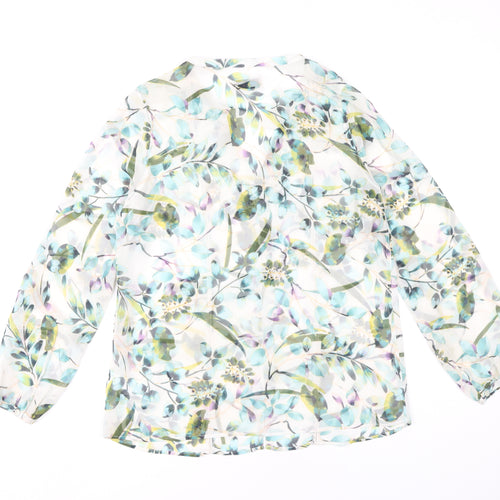 Marks and Spencer Women’s Multicoloured Floral Blouse Size 12