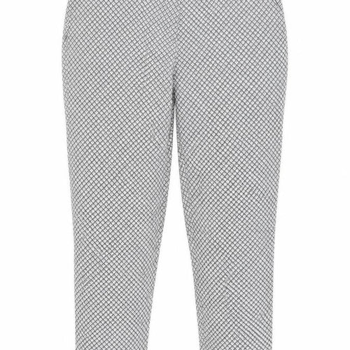 Dorothy Perkins Womens Black Geometric Slim Trousers Size 12