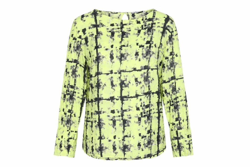 Front view of Next Women’s Multicoloured Blouse UK 12 Long Sleeve Viscose