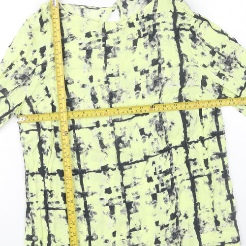 Next Women’s Multicoloured Blouse UK 12 Long Sleeve Viscose