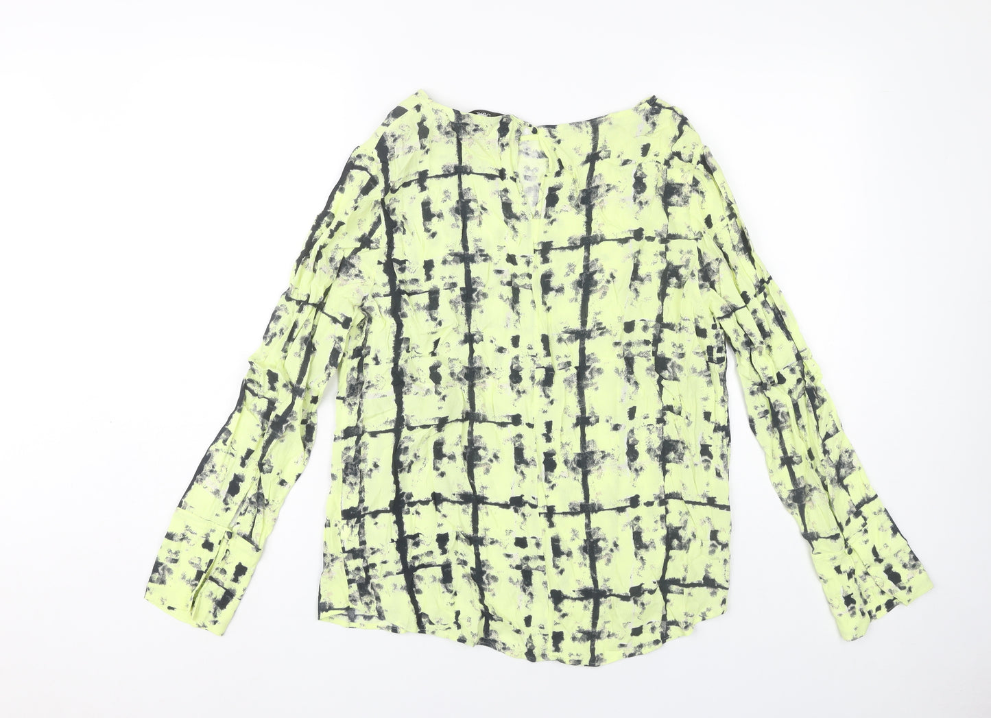 Next Women’s Multicoloured Blouse UK 12 Long Sleeve Viscose