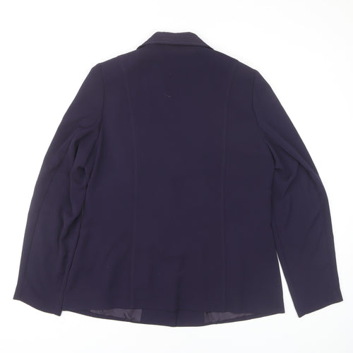 Frankenwälder Women's Purple Blazer Size 12 Workwear Jacket