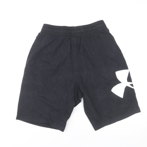 Under Armour Men’s Black Sweat Shorts S Elastic Waist Sportswear