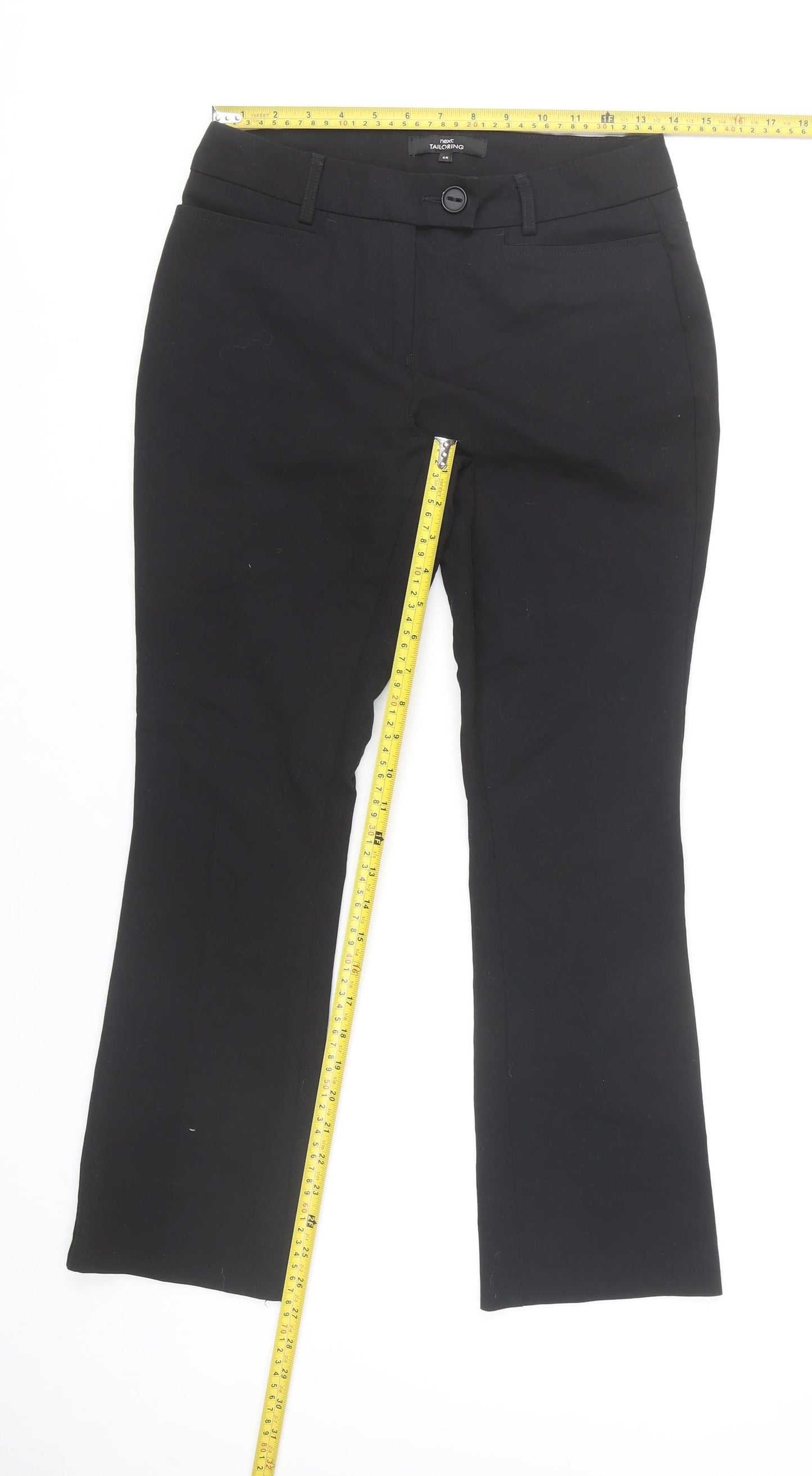 Next Women Black Slim Fit Dress Pants Trousers Size 6