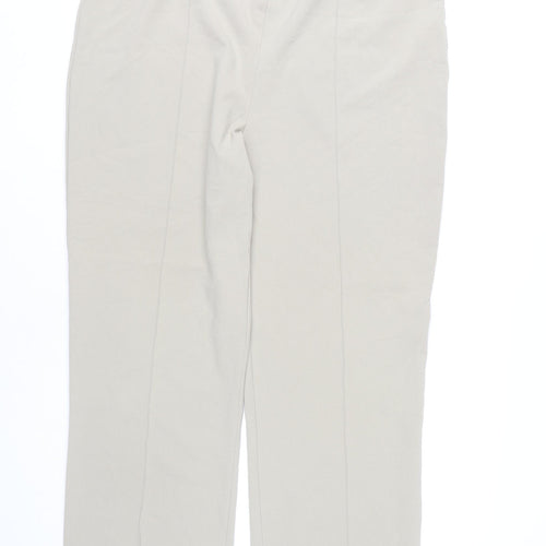 Autonomy Womens Beige Size 20 Straight Leg Dress Trousers