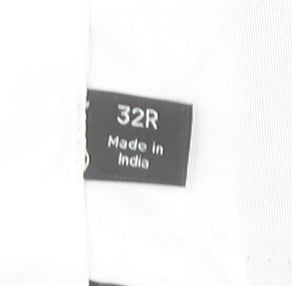 Burton Menswear Men's Grey Check Skinny Fit Formal Dress Trousers Size 32R