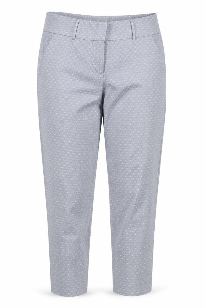 Ann Taylor Women’s Grey Chino Trousers Size 14 Regular Fit