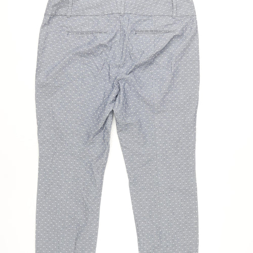 Ann Taylor Women’s Grey Chino Trousers Size 14 Regular Fit