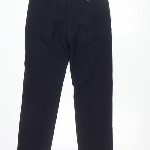 Marks and Spencer Men’s Navy Slim Fit Dress Trousers 30x33