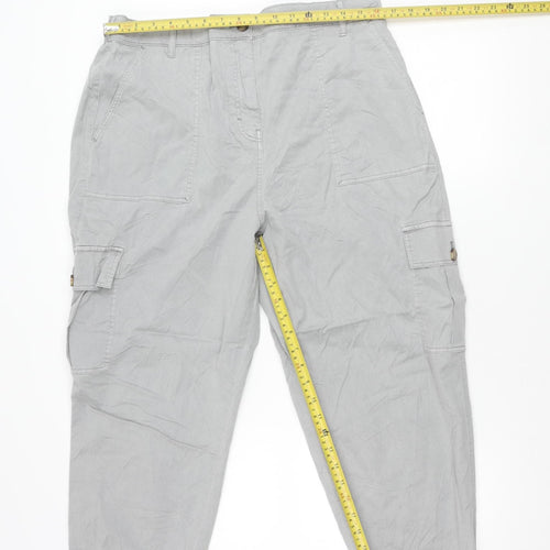 Marks and Spencer Women’s Grey Cargo Trousers Size 16 Regular