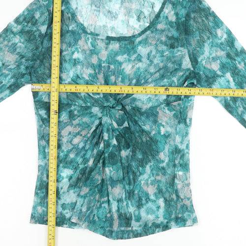 Marks and Spencer Women’s Green Floral Tunic Blouse Size 12
