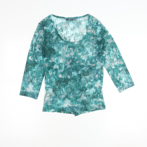 Marks and Spencer Women’s Green Floral Tunic Blouse Size 12