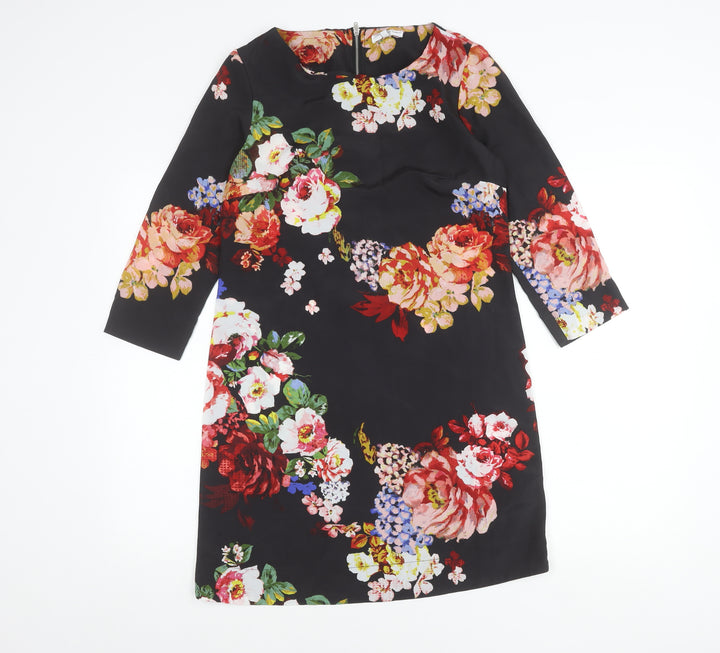 New Look Women’s Multicoloured Floral Print Shift Dress Size 8