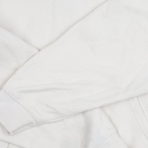 Stampd Unisex Beige Pullover Hoodie Size 12 Graphic Botanical Print