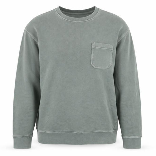 Marks and Spencer Unisex Green M Sweatshirt Relaxed Fit Cotton