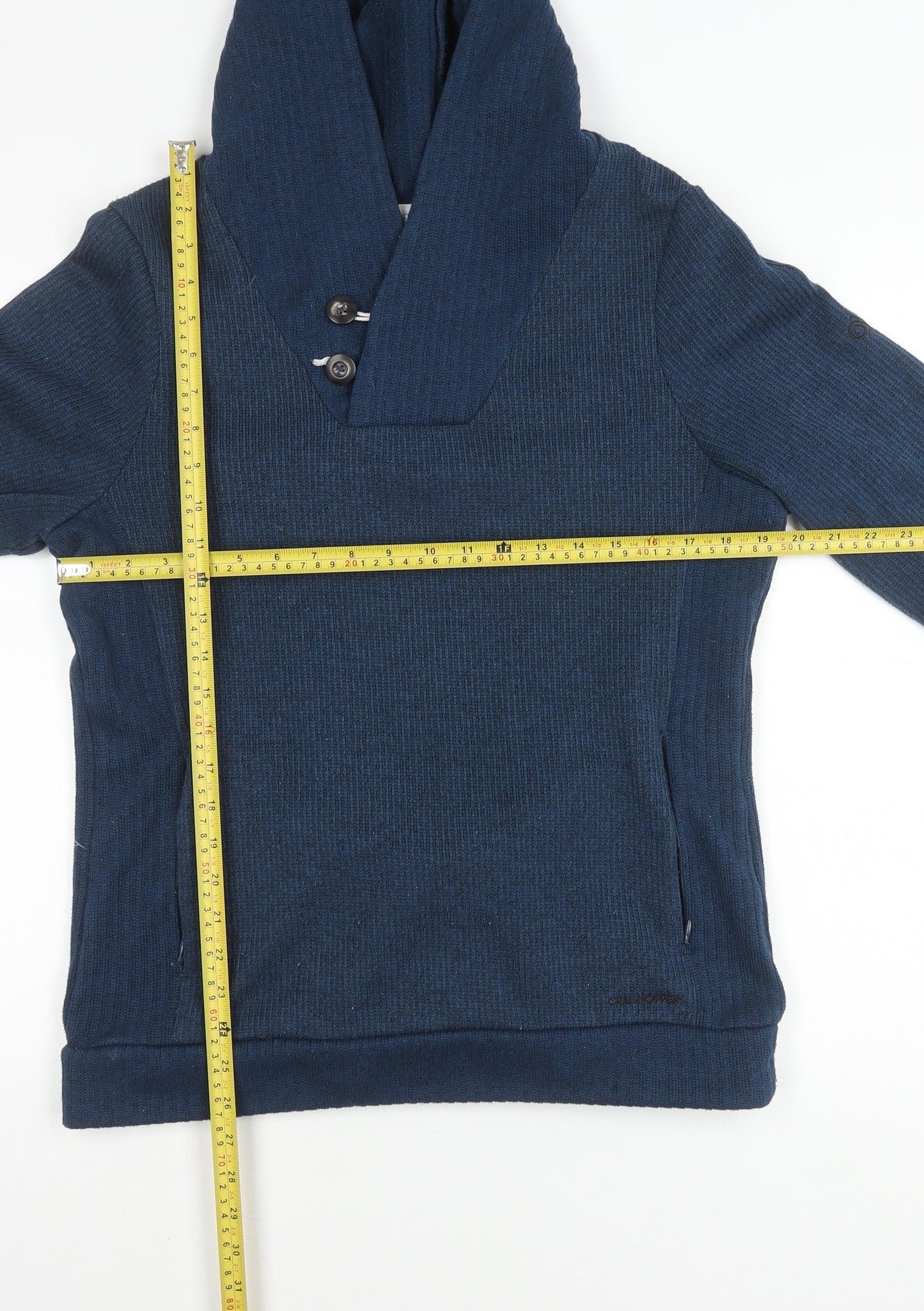 Craghoppers Men's Blue Pullover Hoodie Size M Long Sleeve Outdoor