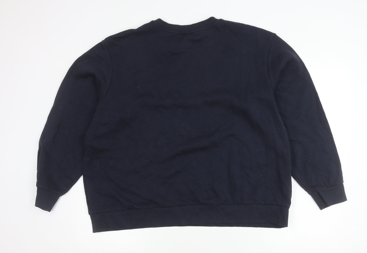 Marks and Spencer Womens Blue XL Pullover Sweatshirt Cotton Blend