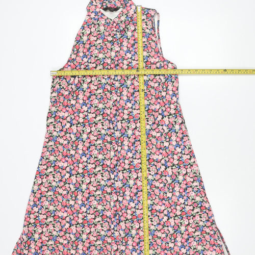 Lipsy Women’s Multicoloured Floral Shift Dress UK 12 Sleeveless