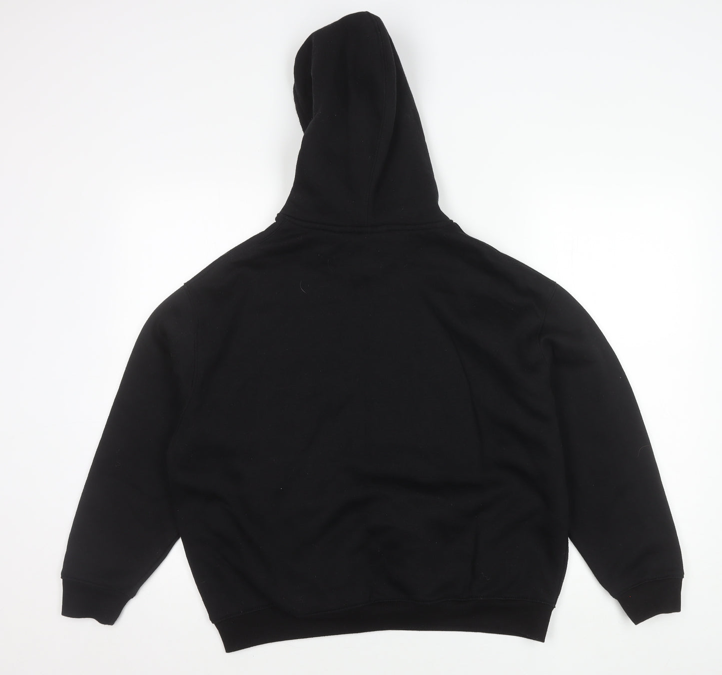 Slazenger Women Black Hoodie Size 10 Pullover Logo Sportswear