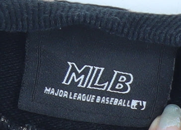 MLB Men’s Black Logo Sweatshirt S Crew Neck Pullover