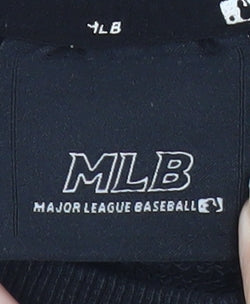 MLB Men’s Black Sweatshirt S Graphic Logo Pullover Crew Neck