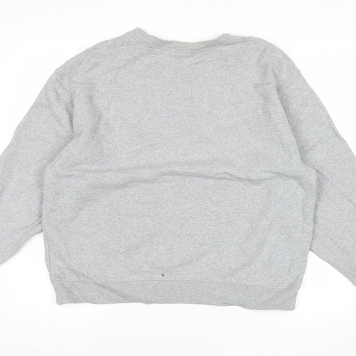 Nike Stussy Men’s Grey Sweatshirt Pullover Medium Crew Neck Sportswear